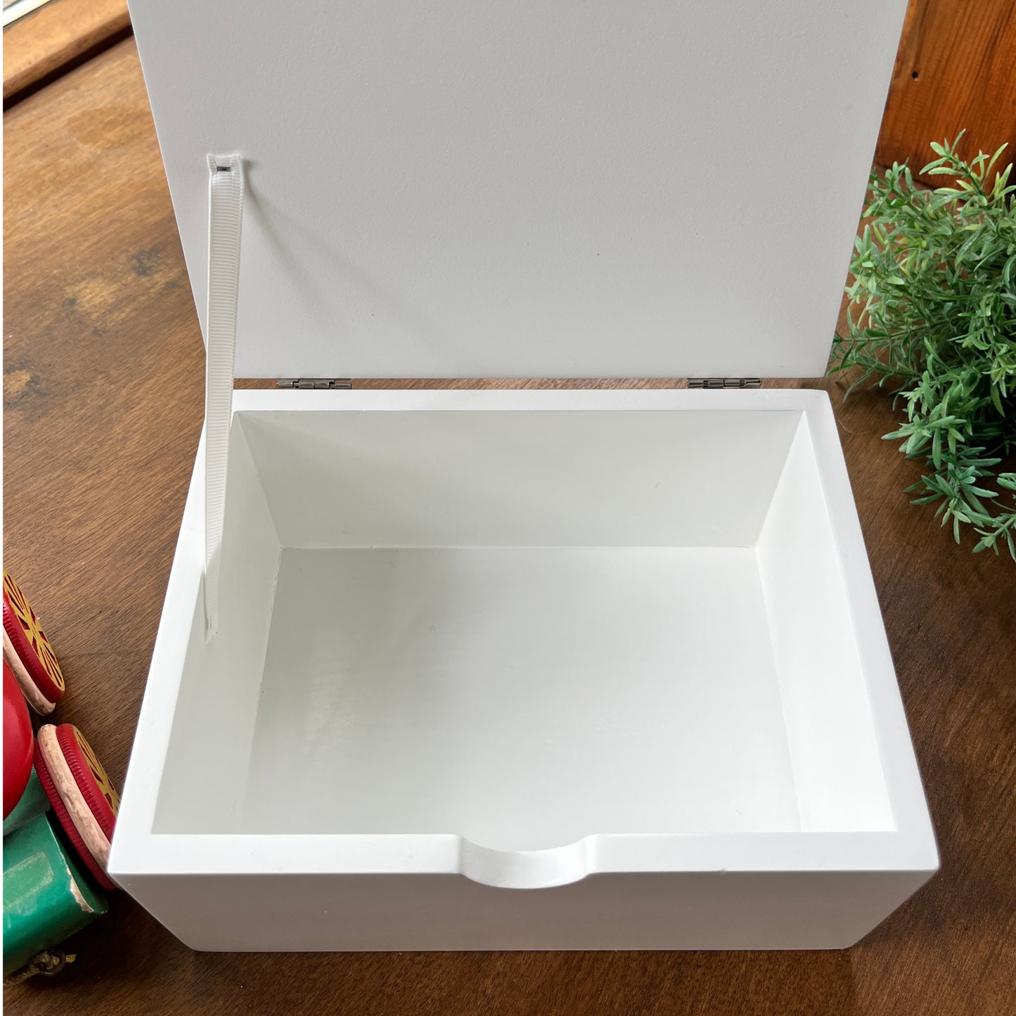 Santa Stop Here Christmas Eve Lift Lid Box