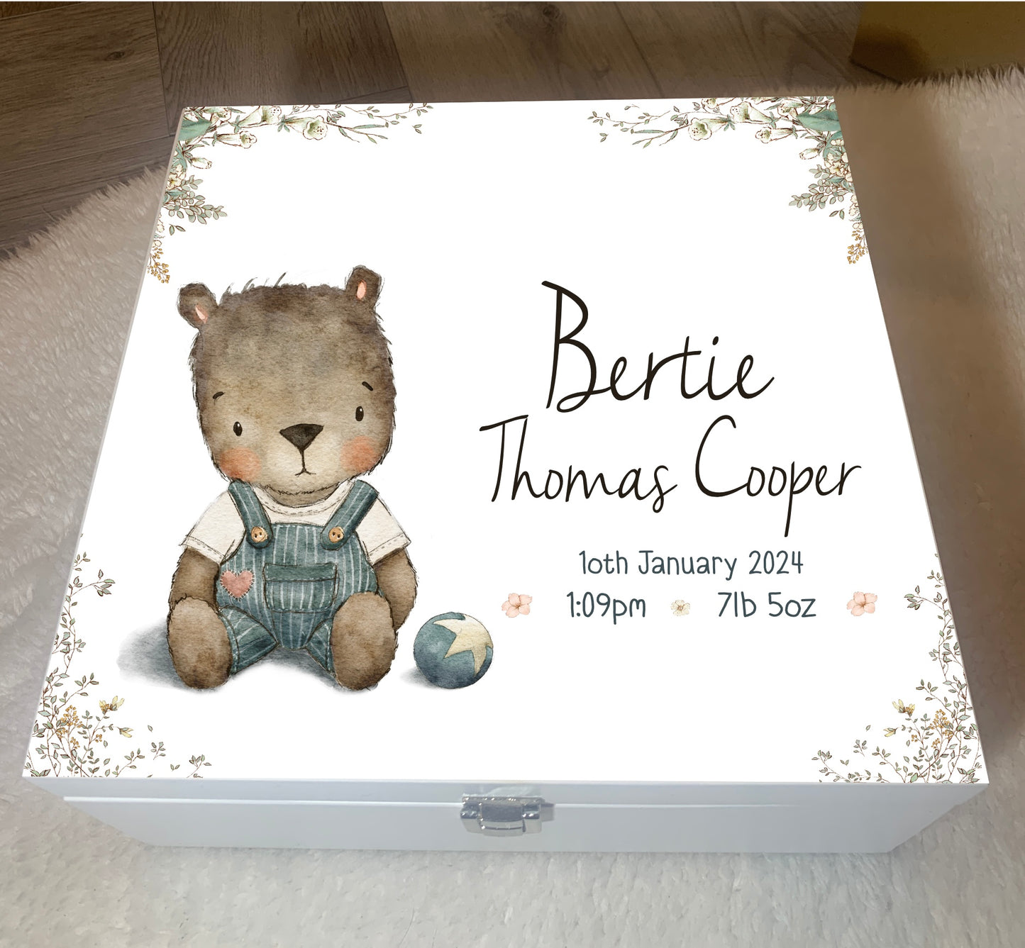 Luxury animal keepsake box
