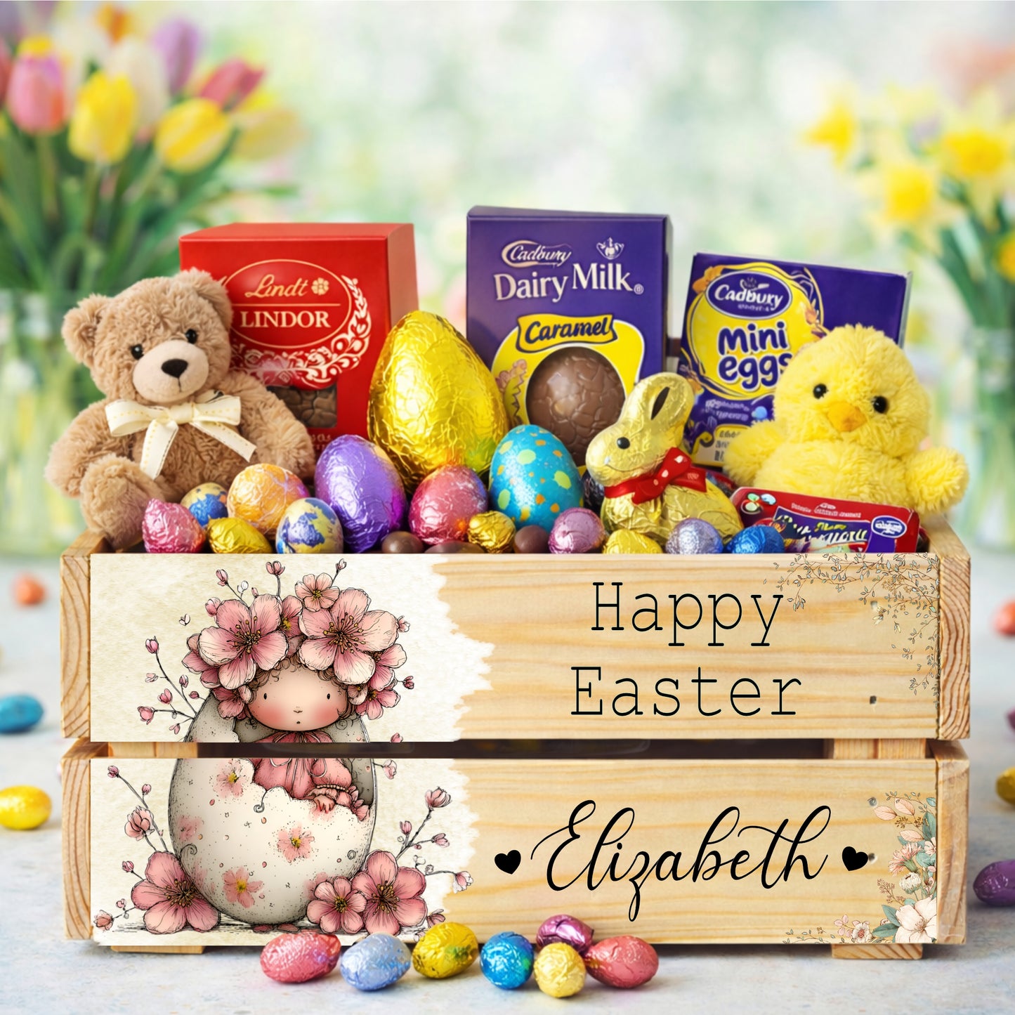Fairy Egg Easter crate