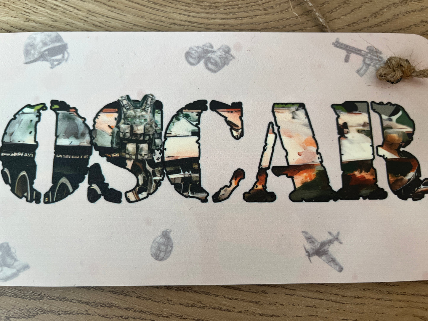 Military door sign