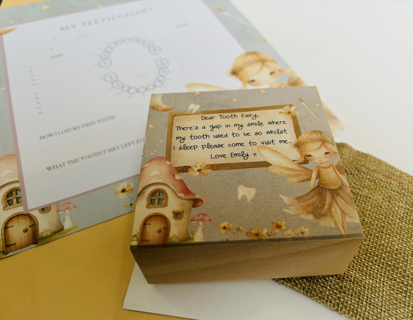 Gold Tooth Fairy box and record chart (Copy)