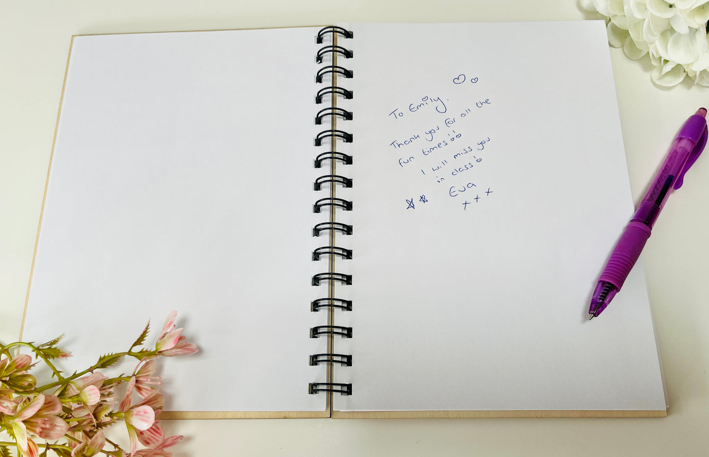 Graduation hat wooden school leavers scrapbook