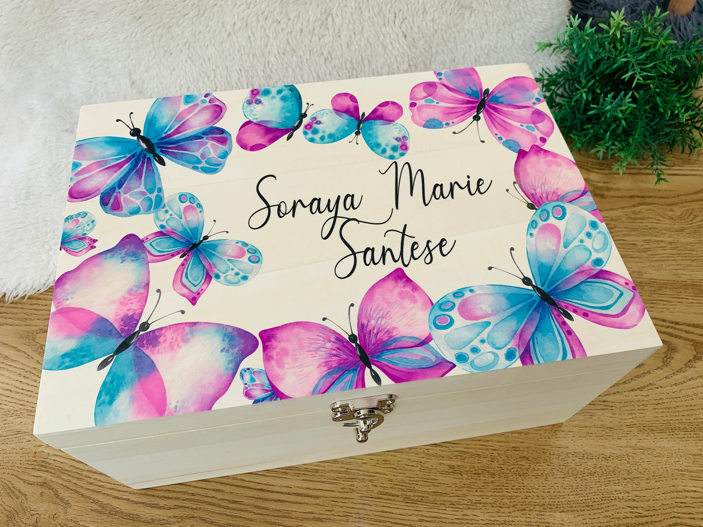 Butterfly keepsake box