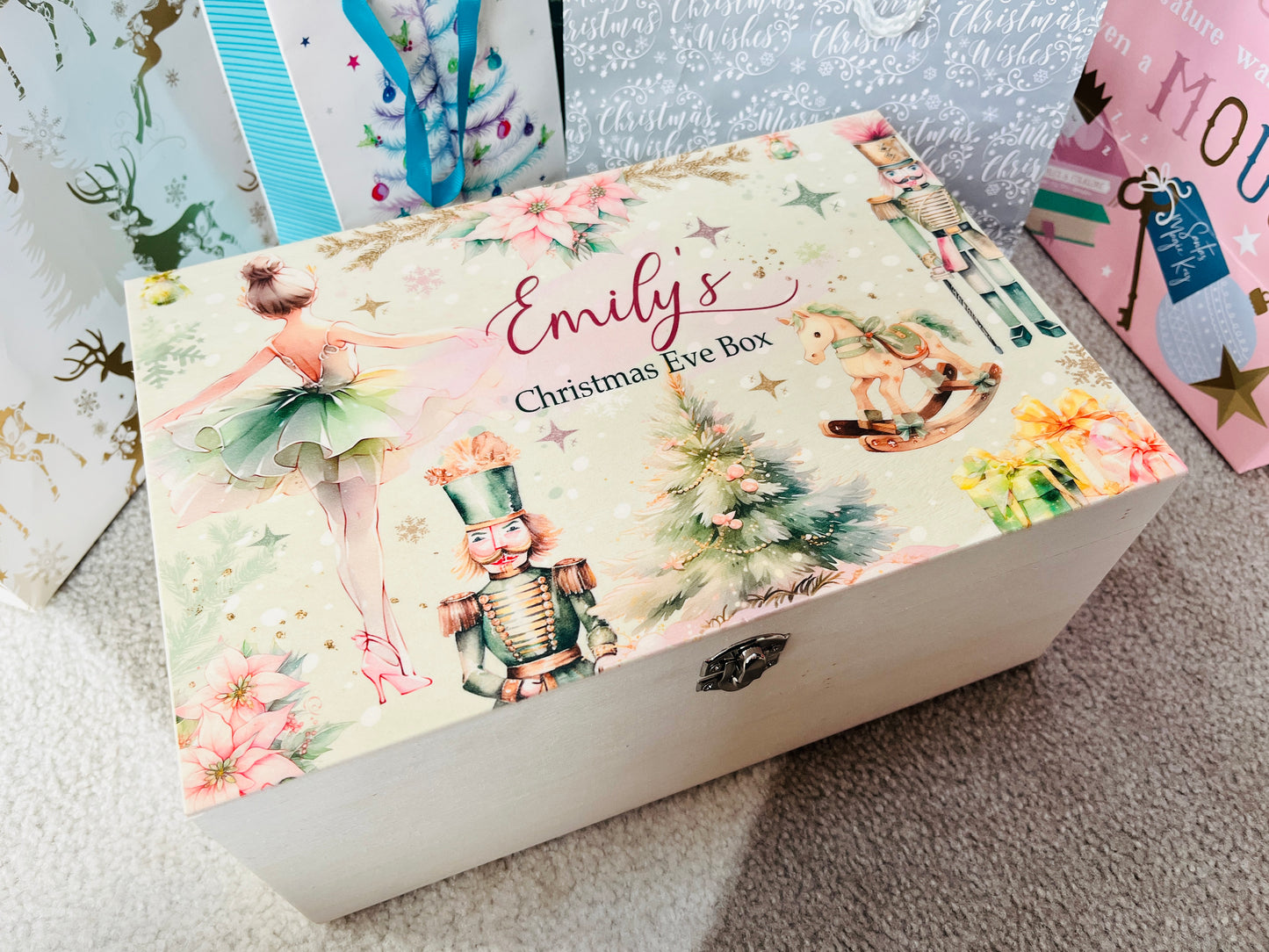 Nutcracker green Christmas Box