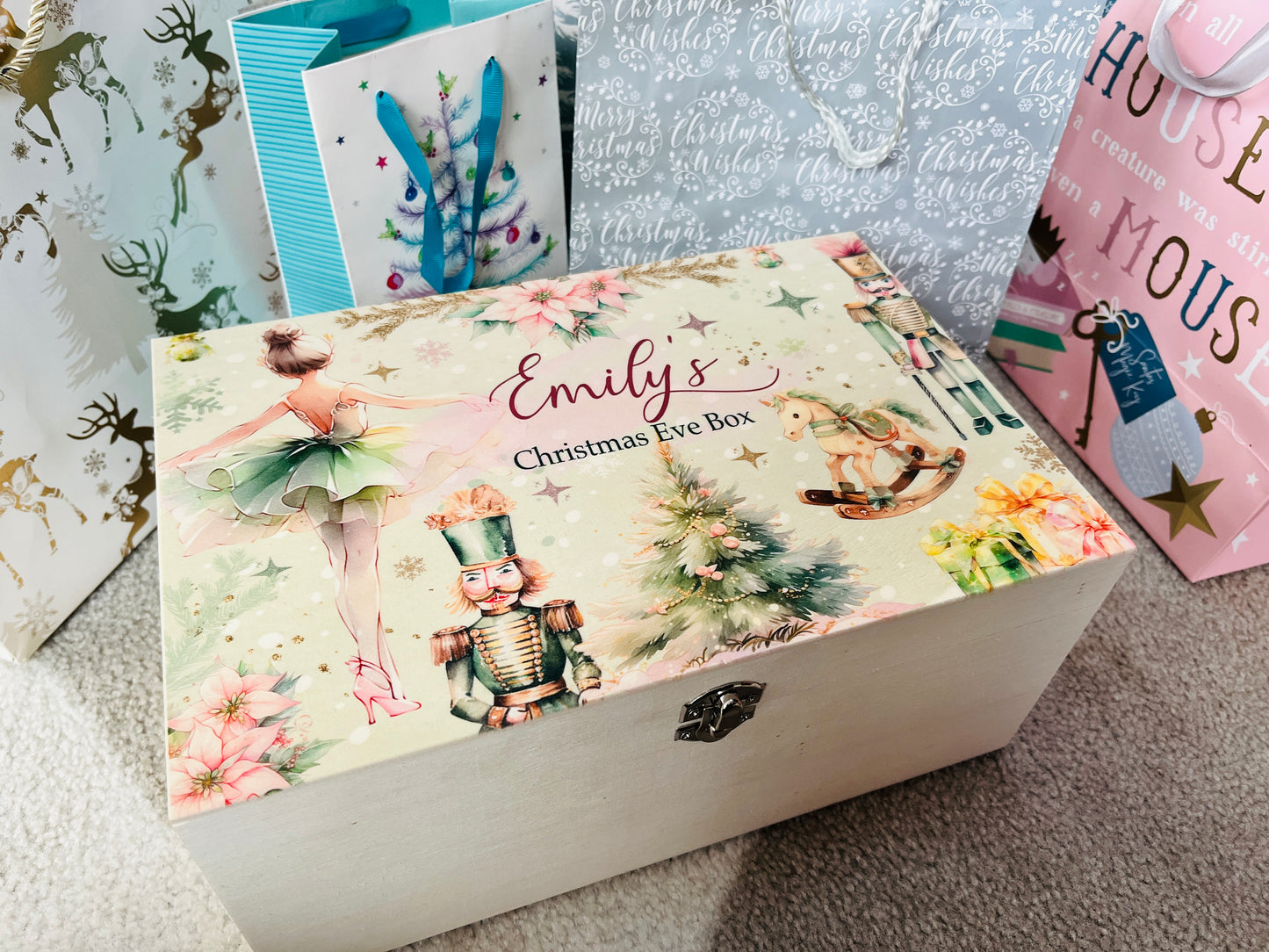 Nutcracker green Christmas Box