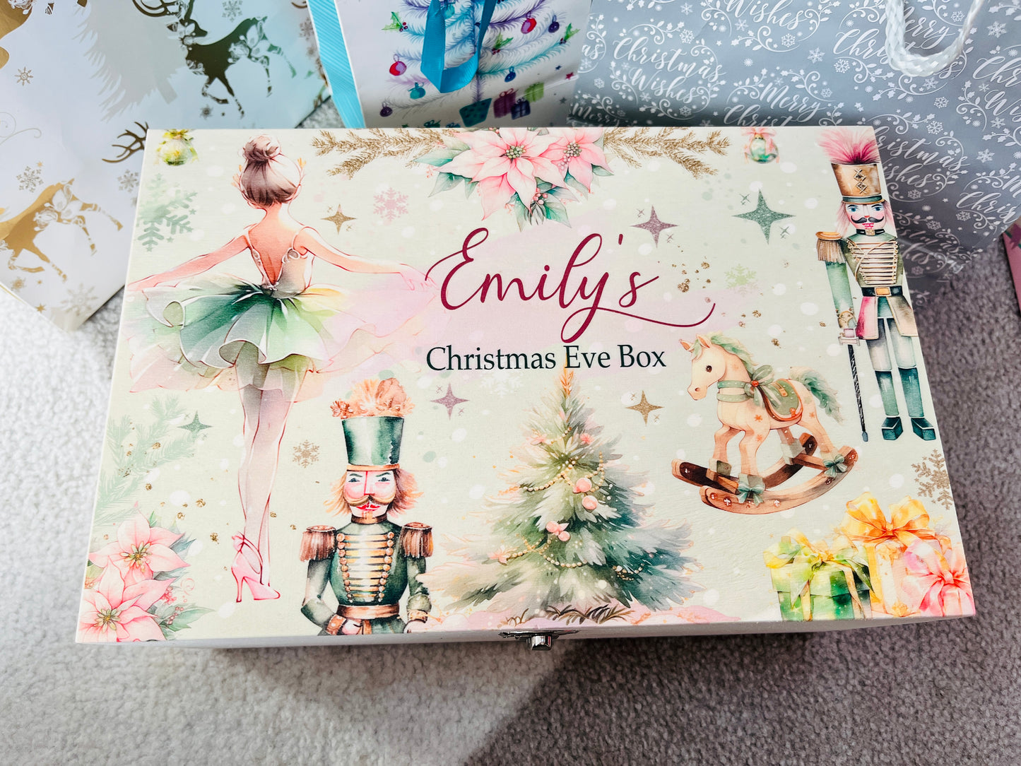 Nutcracker green Christmas Box