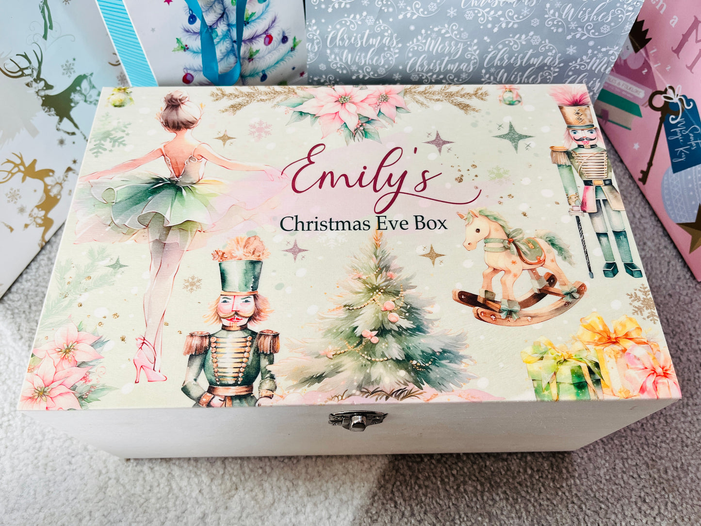 Nutcracker green Christmas Box
