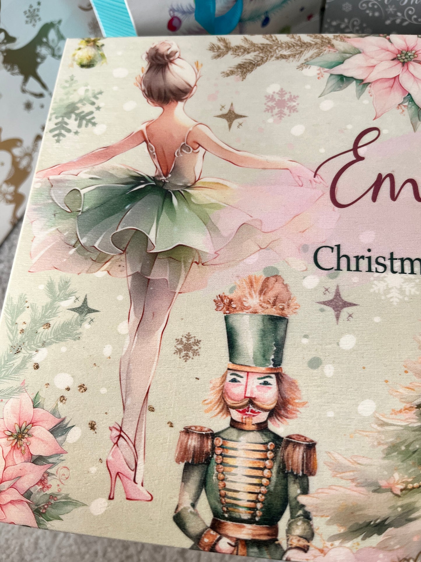 Nutcracker green Christmas Box
