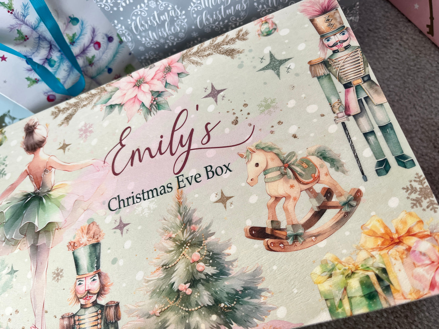Nutcracker green Christmas Box
