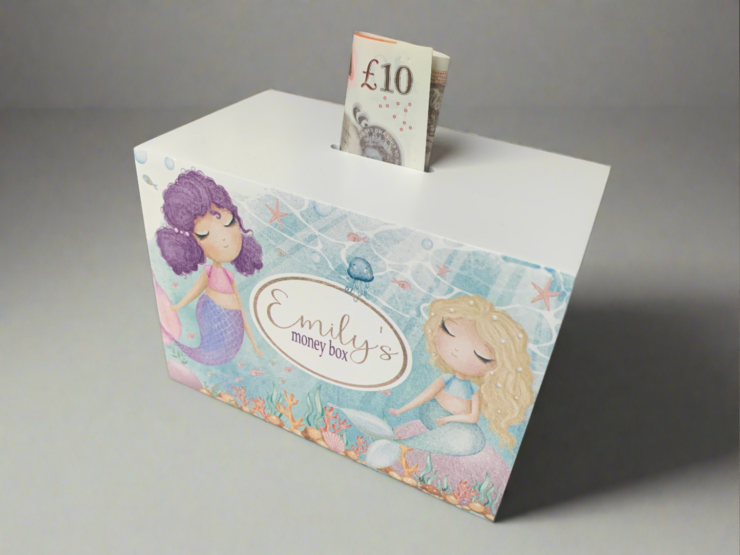 Mermaid money box