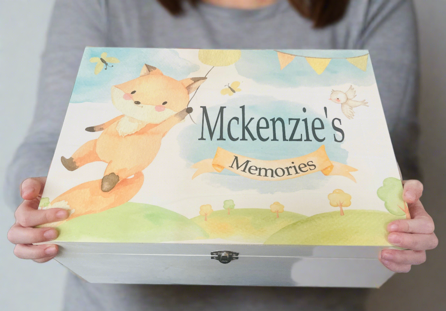 Fox keepsake box