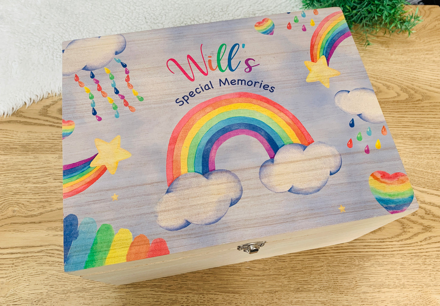 Rainbow keepsake box