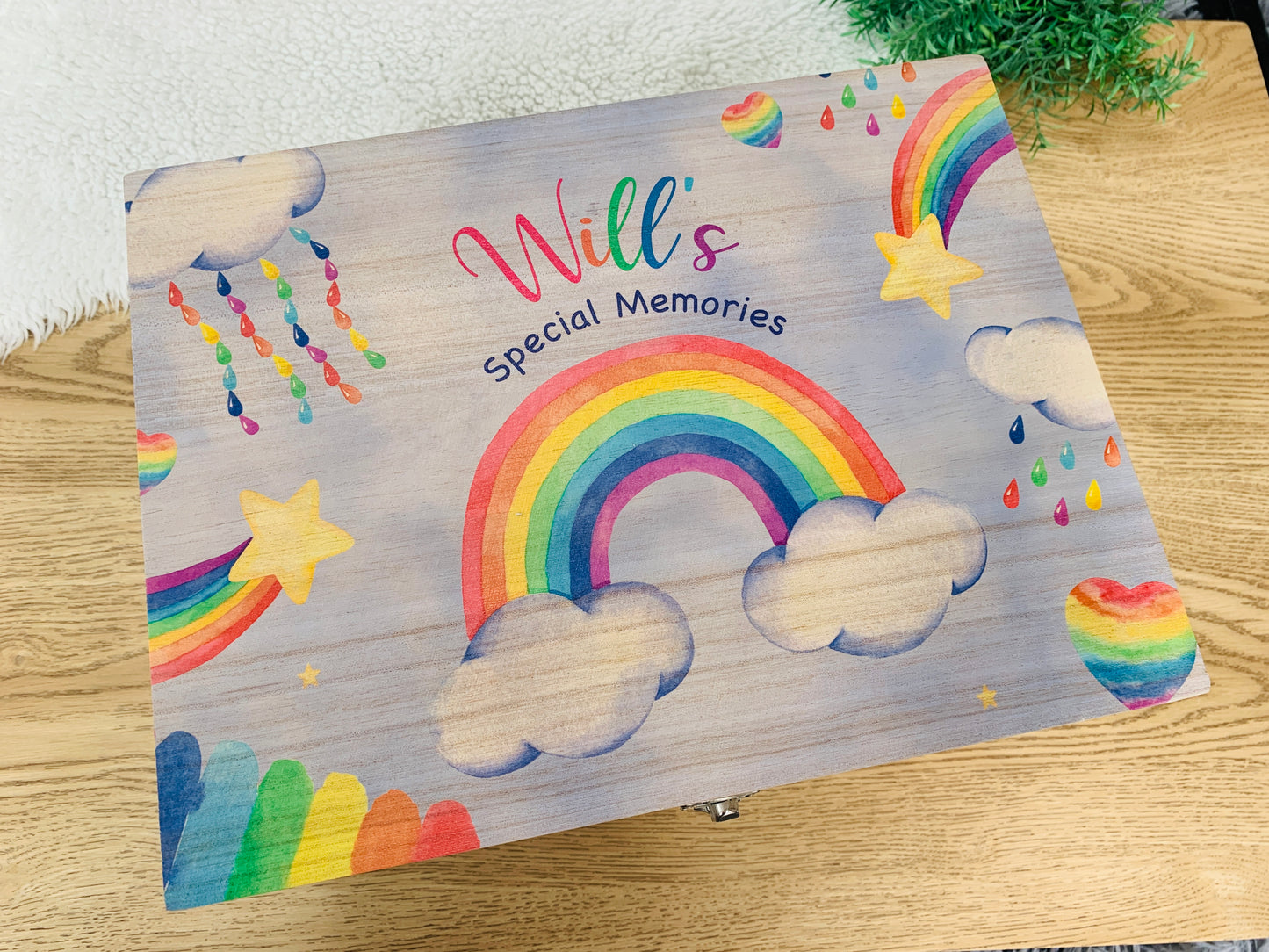 Rainbow keepsake box
