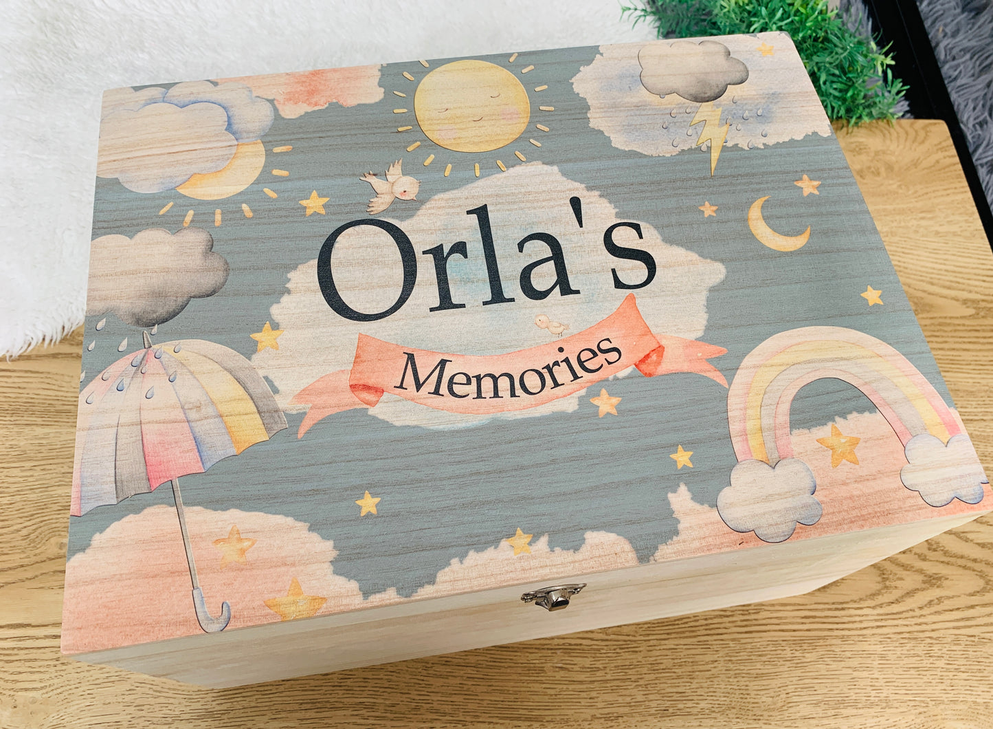 Weather keepsake box