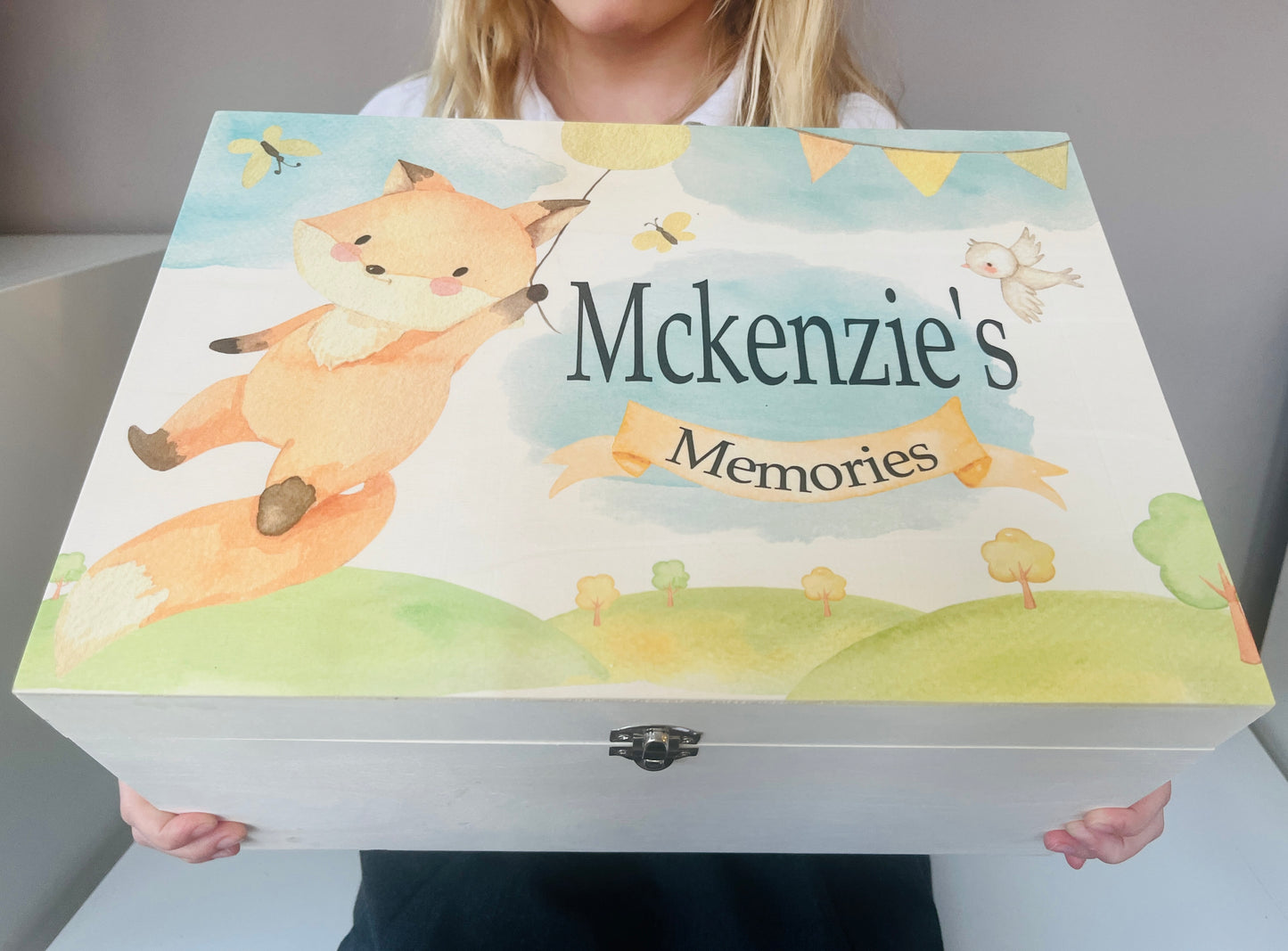 Fox keepsake box
