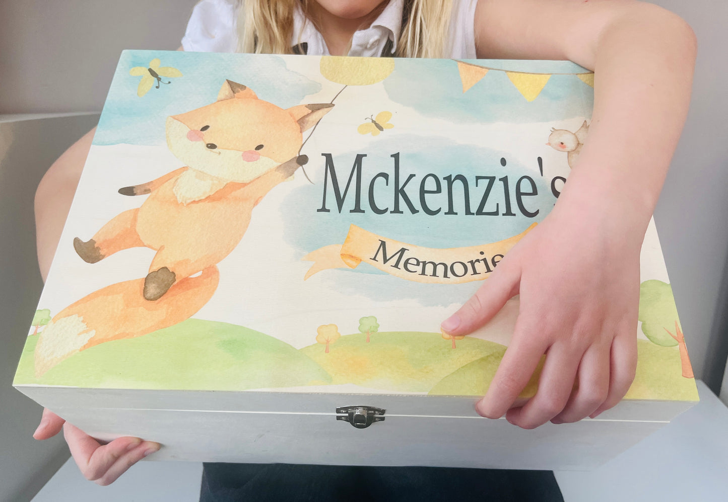 Fox keepsake box