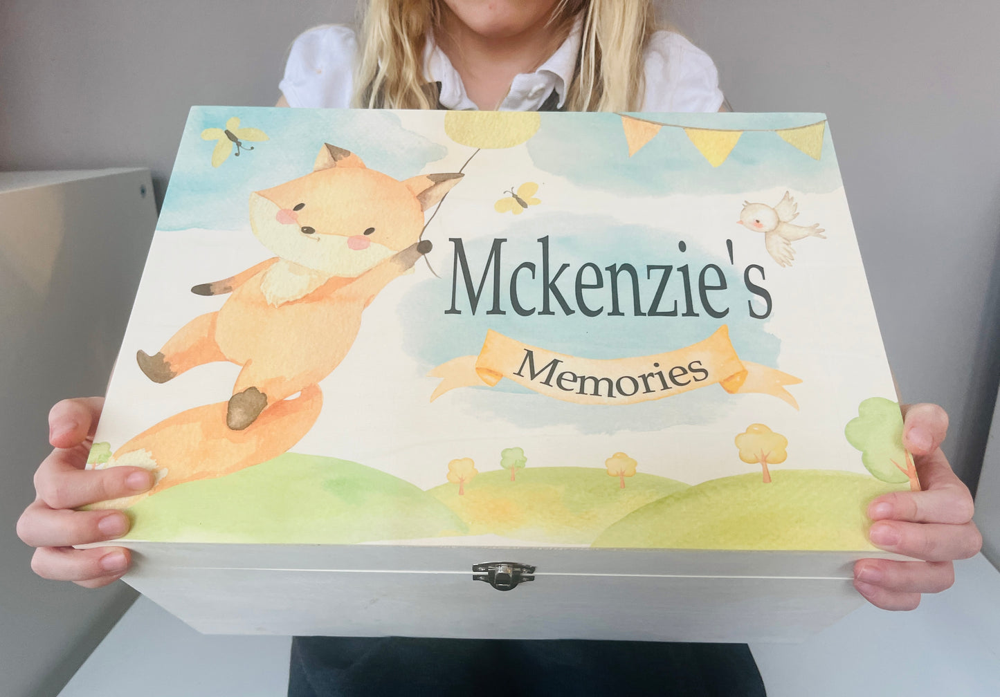 Fox keepsake box