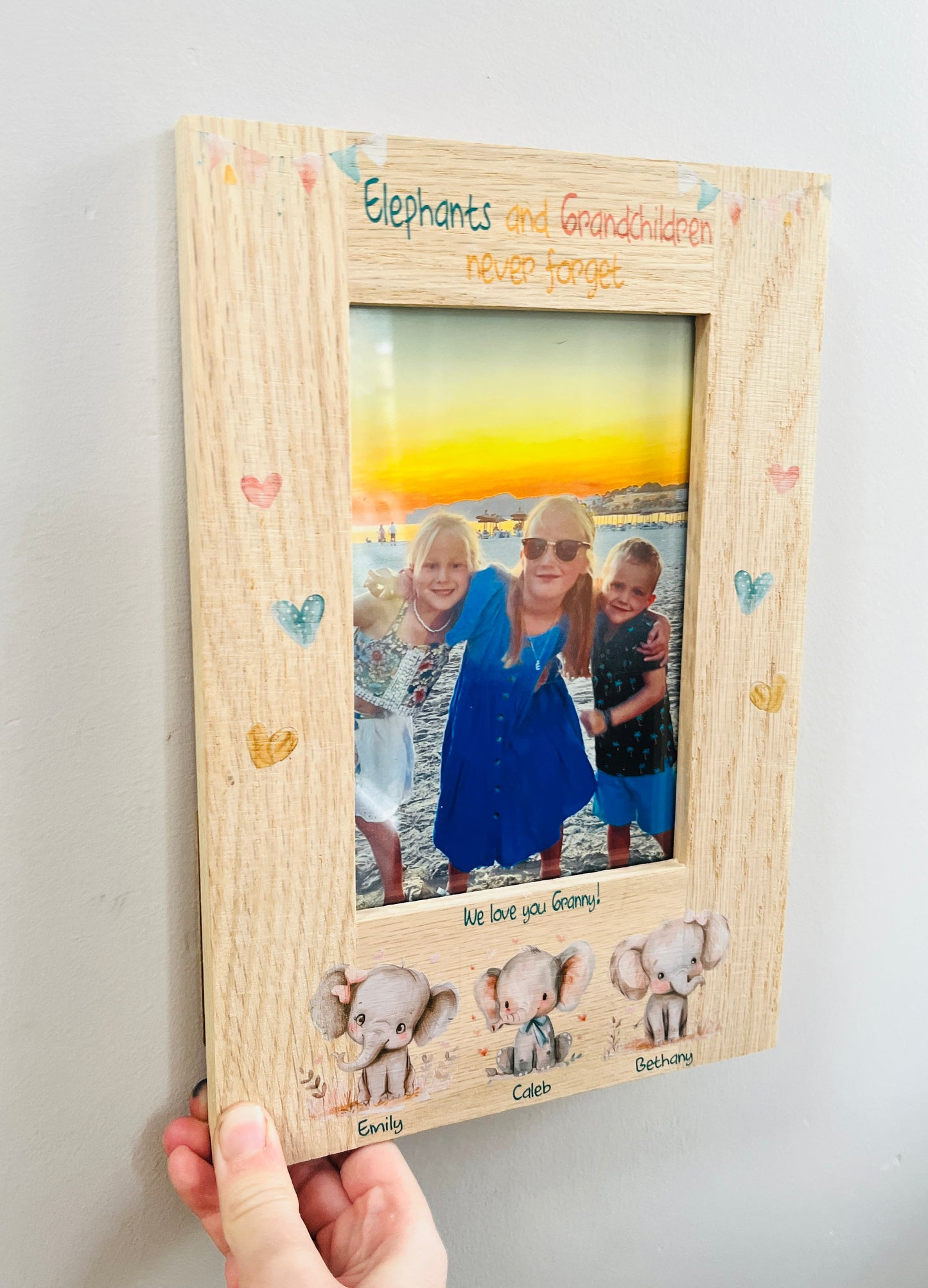 Elephant Grandparent photo frame