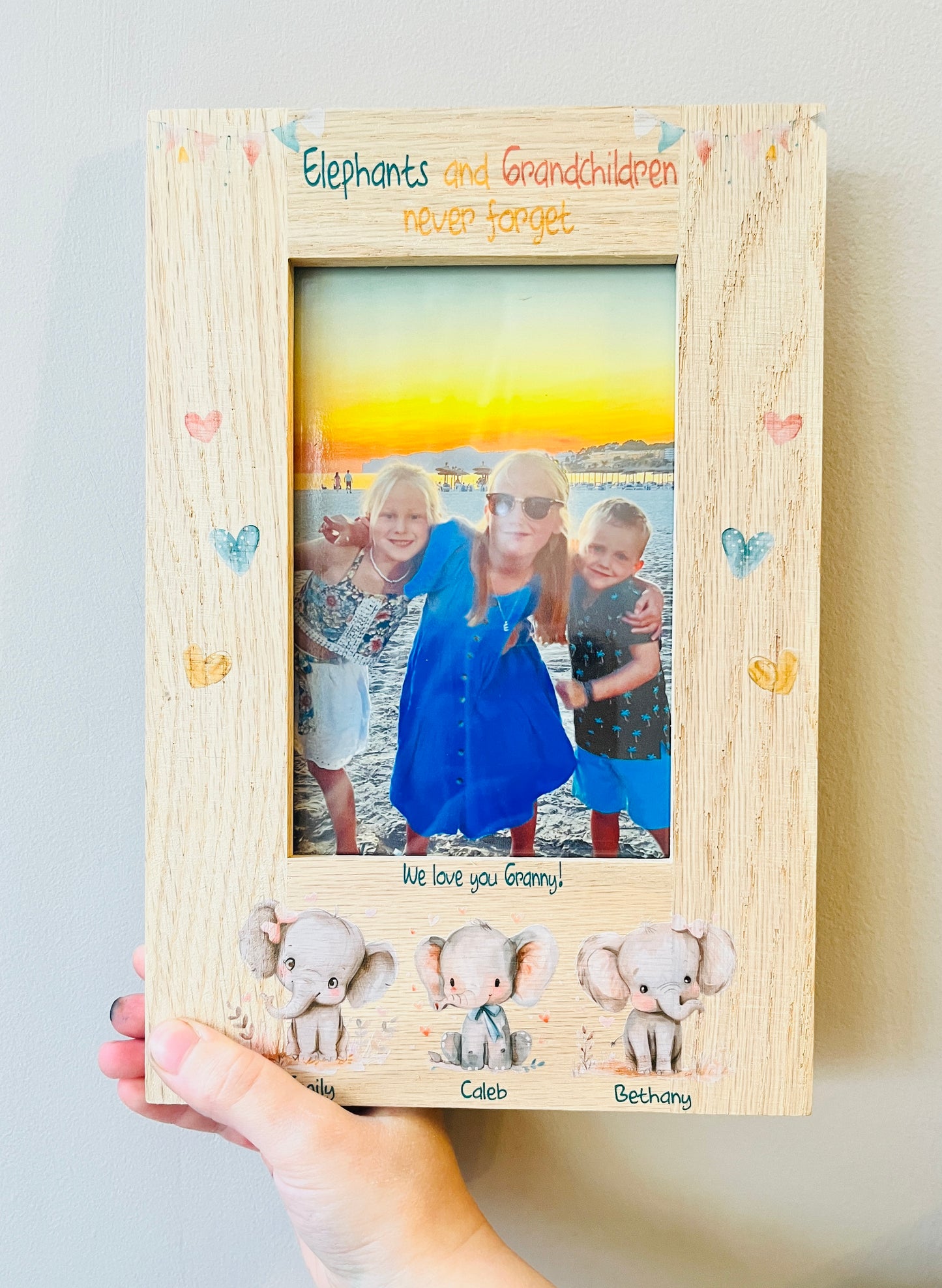 Elephant Grandparent photo frame