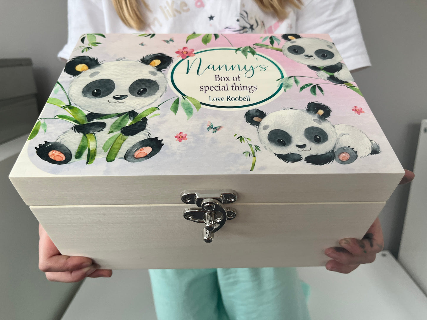 Panda keepsake box