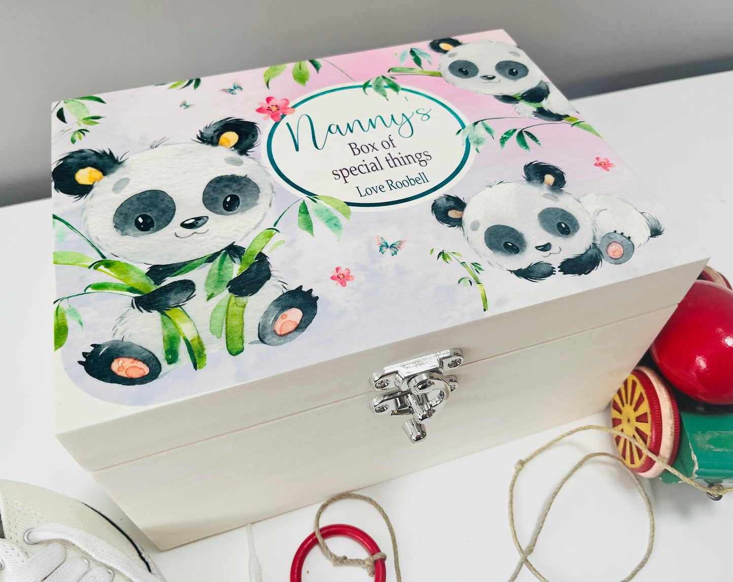 Panda keepsake box