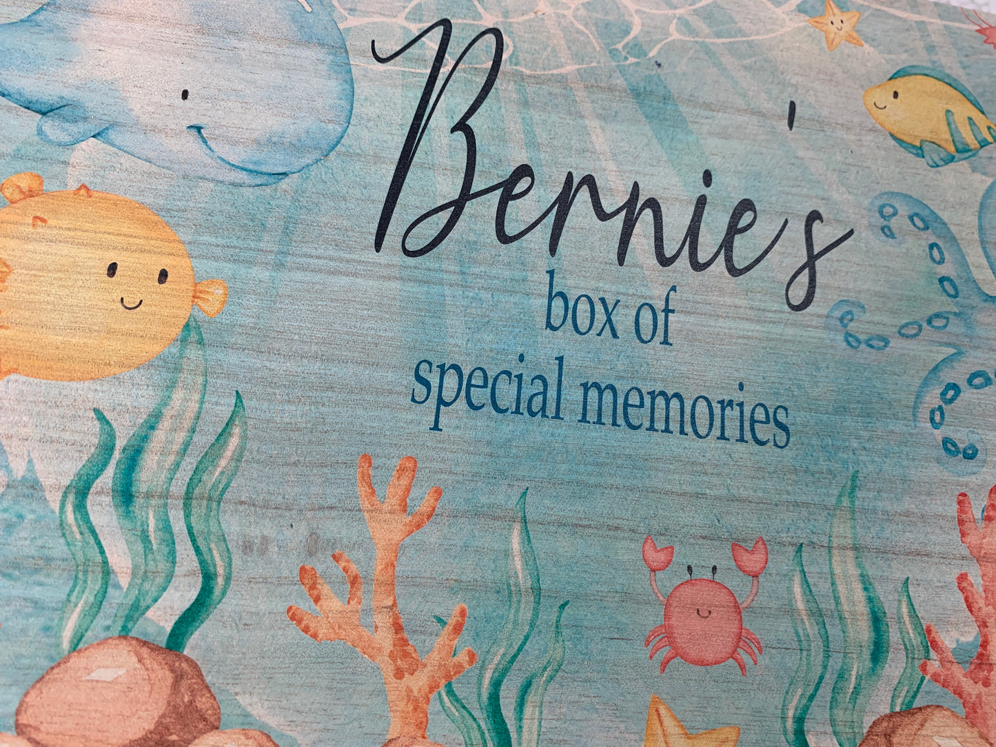 Under the sea keepsake box