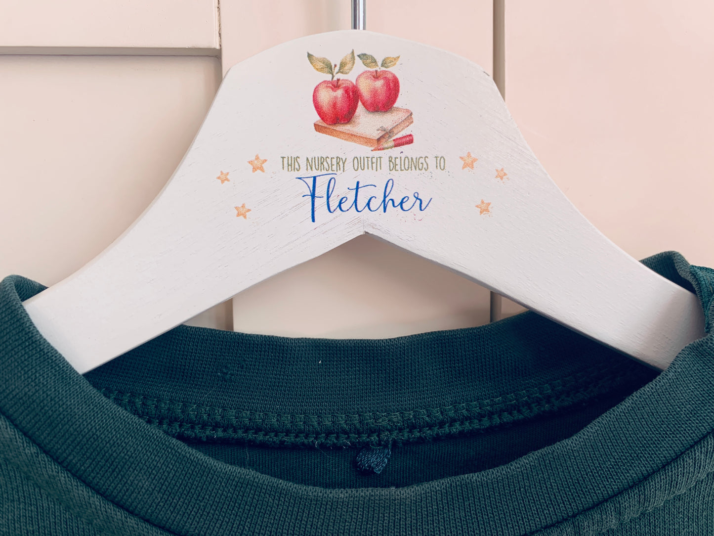 School apple uniform hanger