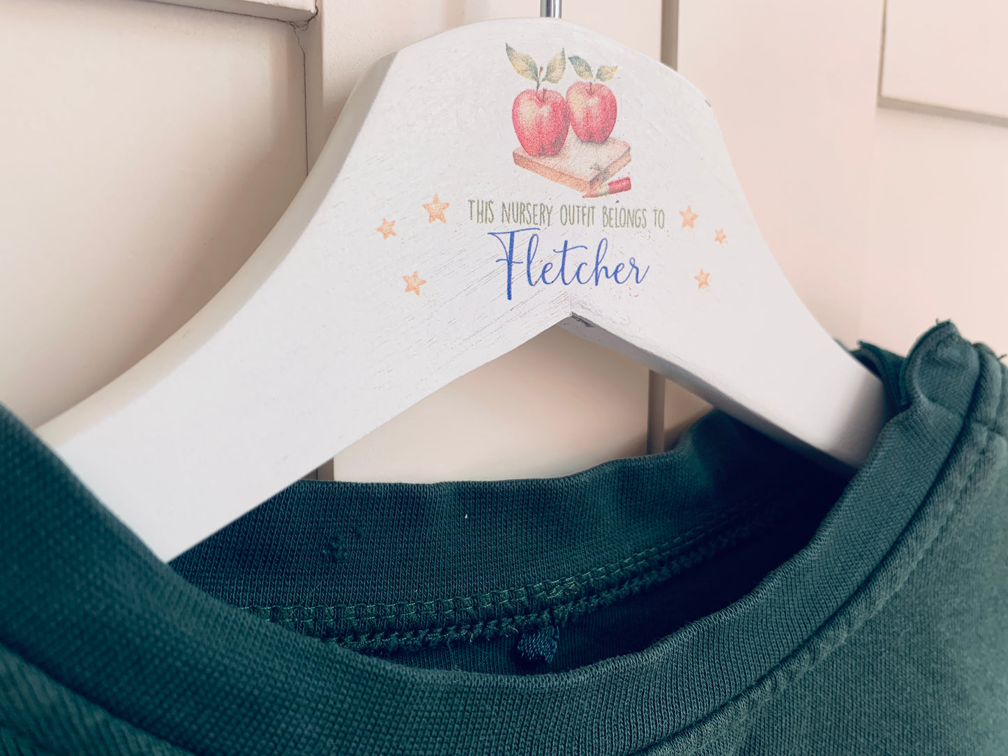School apple uniform hanger