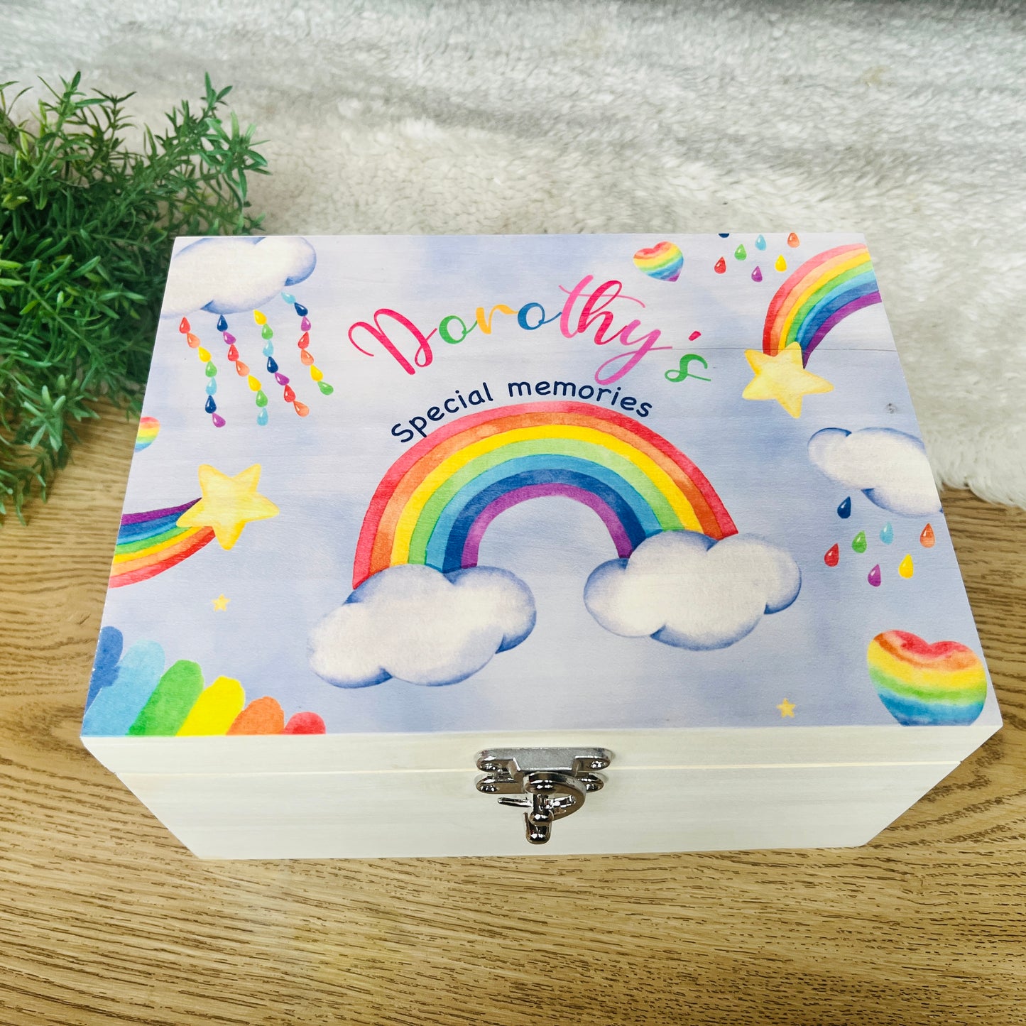 Rainbow keepsake box