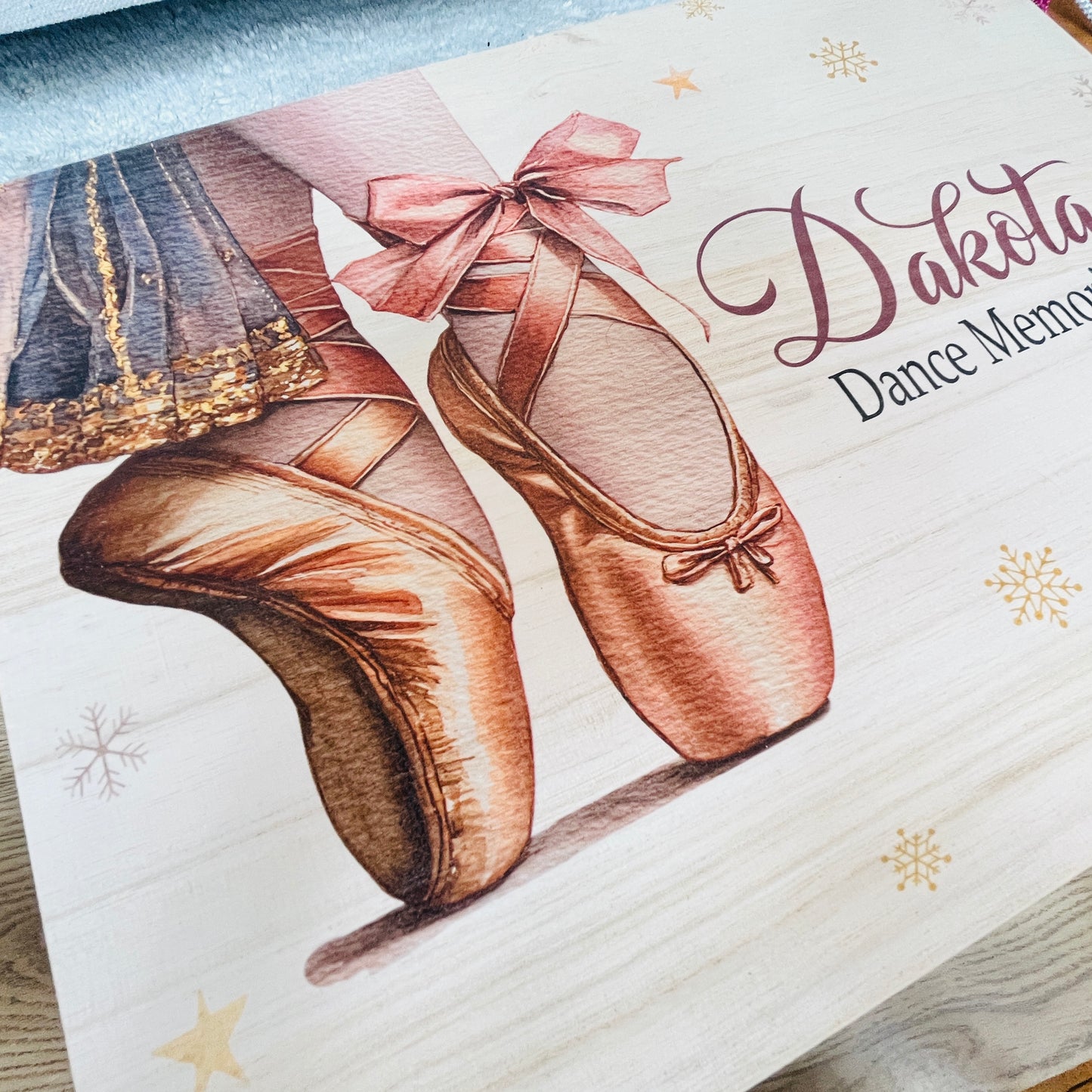 Ballet shoes memory box