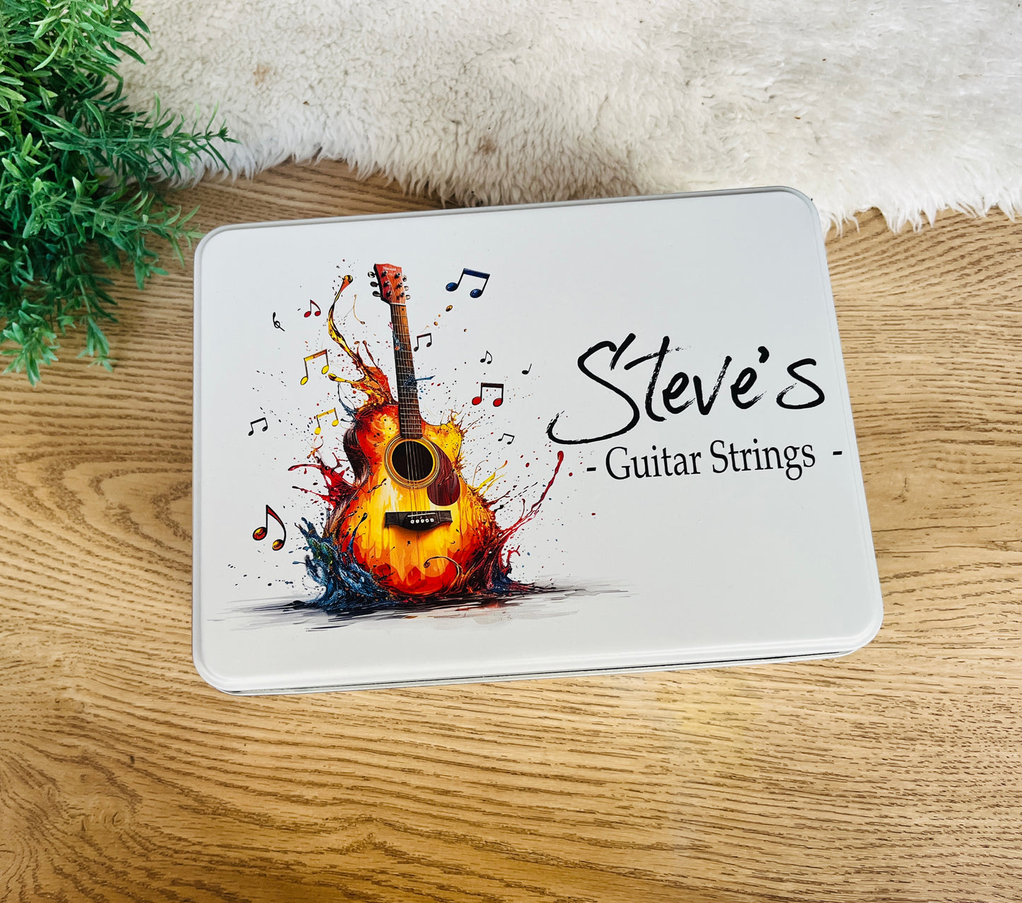 Guitar tin