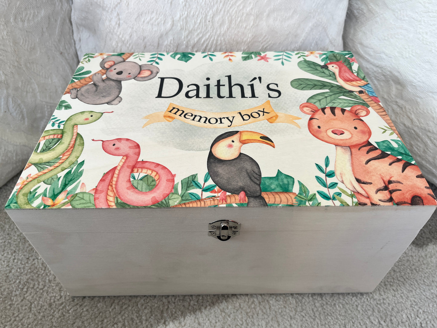 Jungle keepsake box