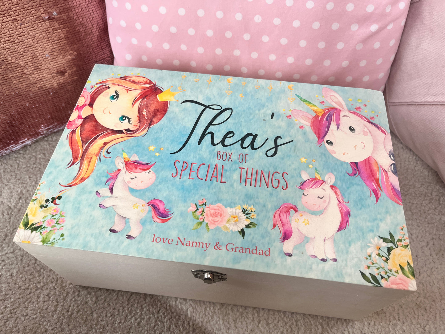 Unicorn keepsake box