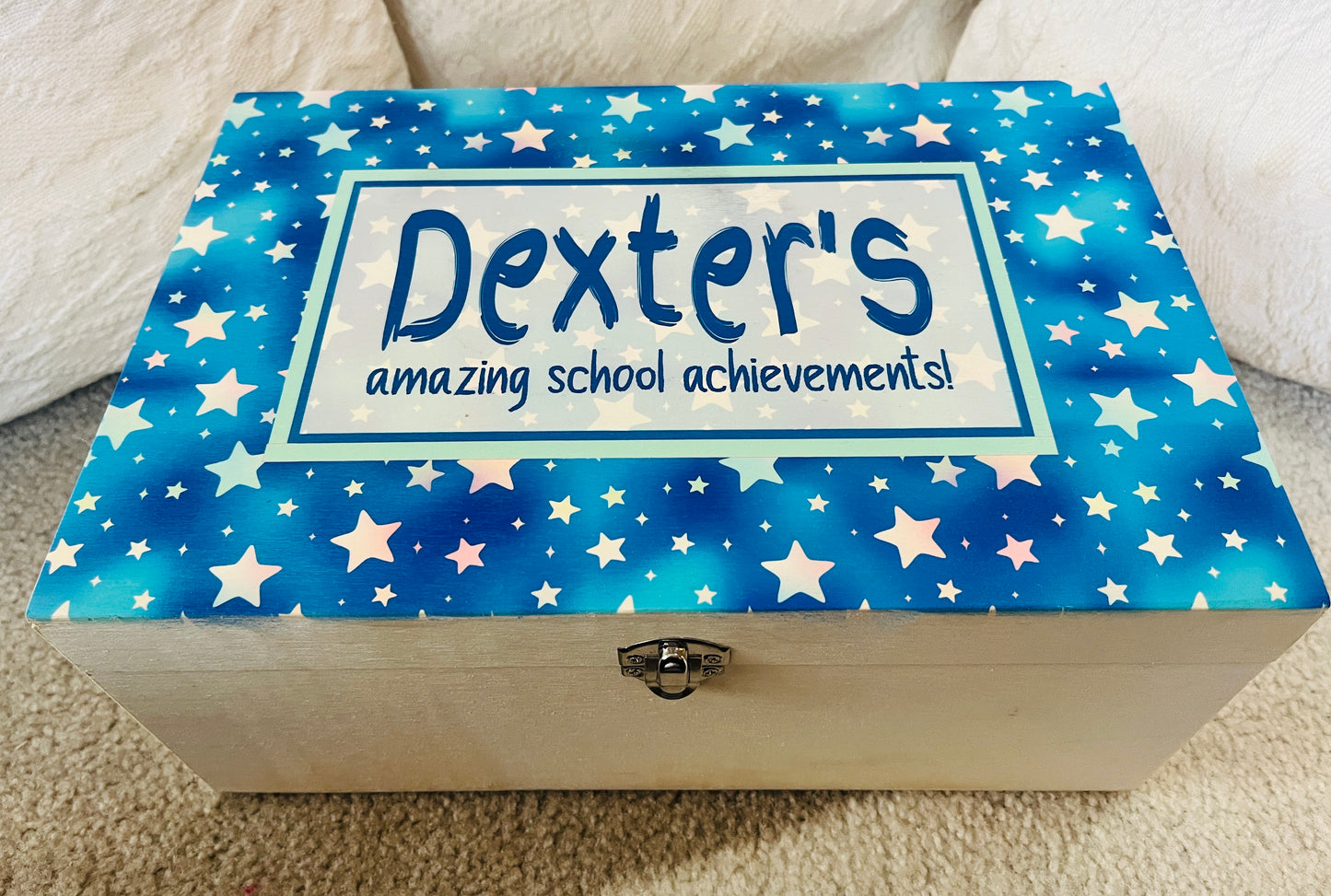 Blue star school award box