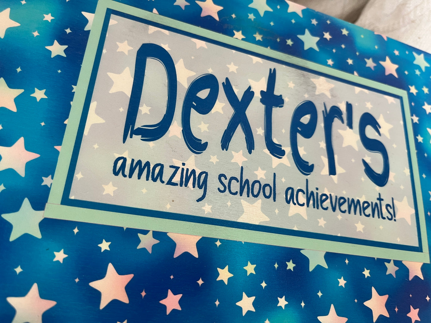 Blue star school award box
