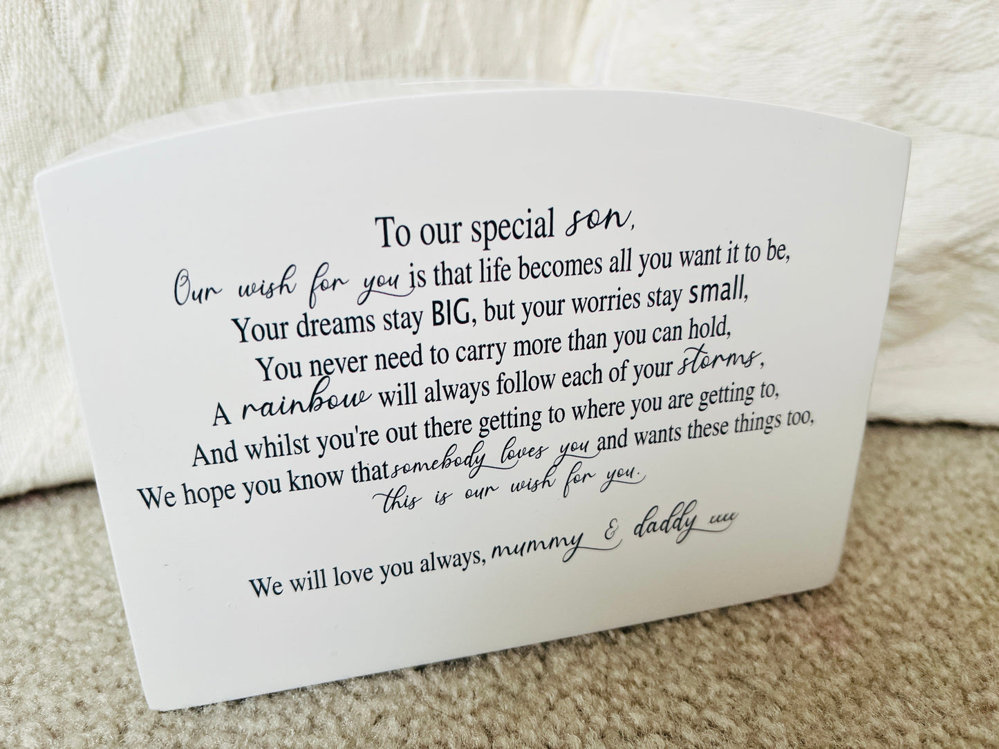 Baby footprint money box