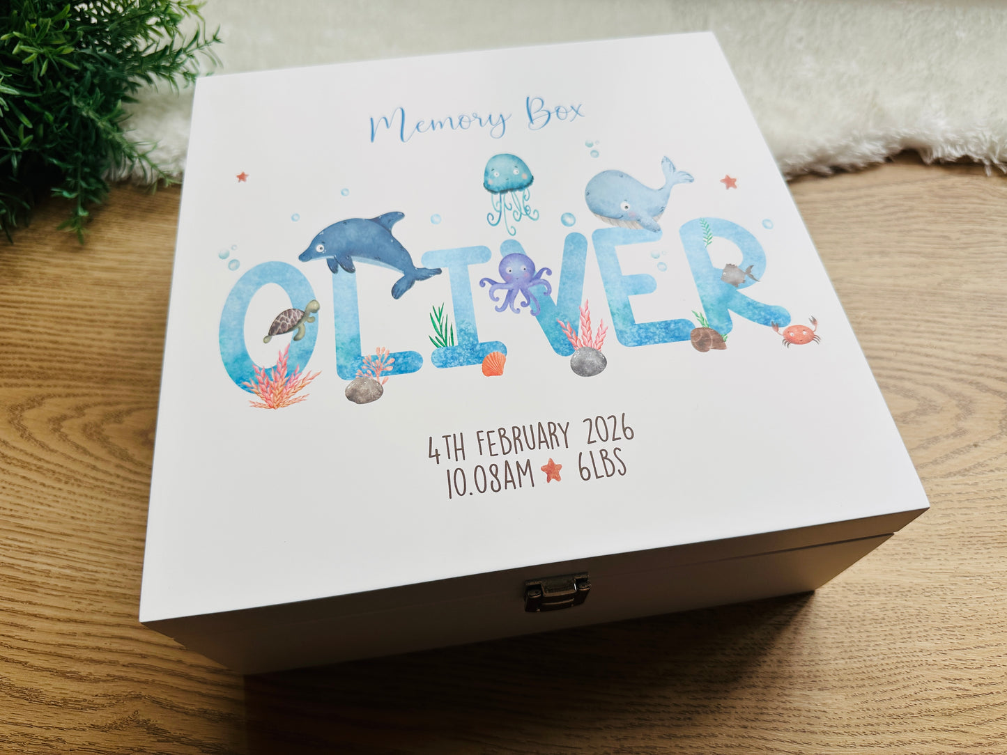 Luxury Ocean keepsake box