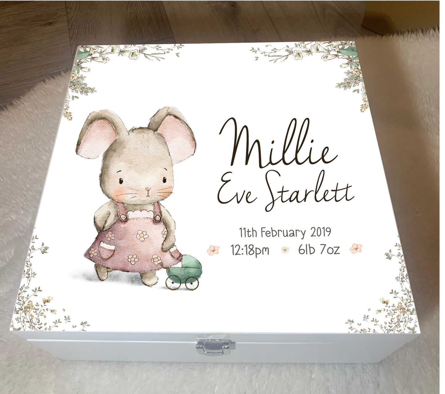 Luxury animal keepsake box
