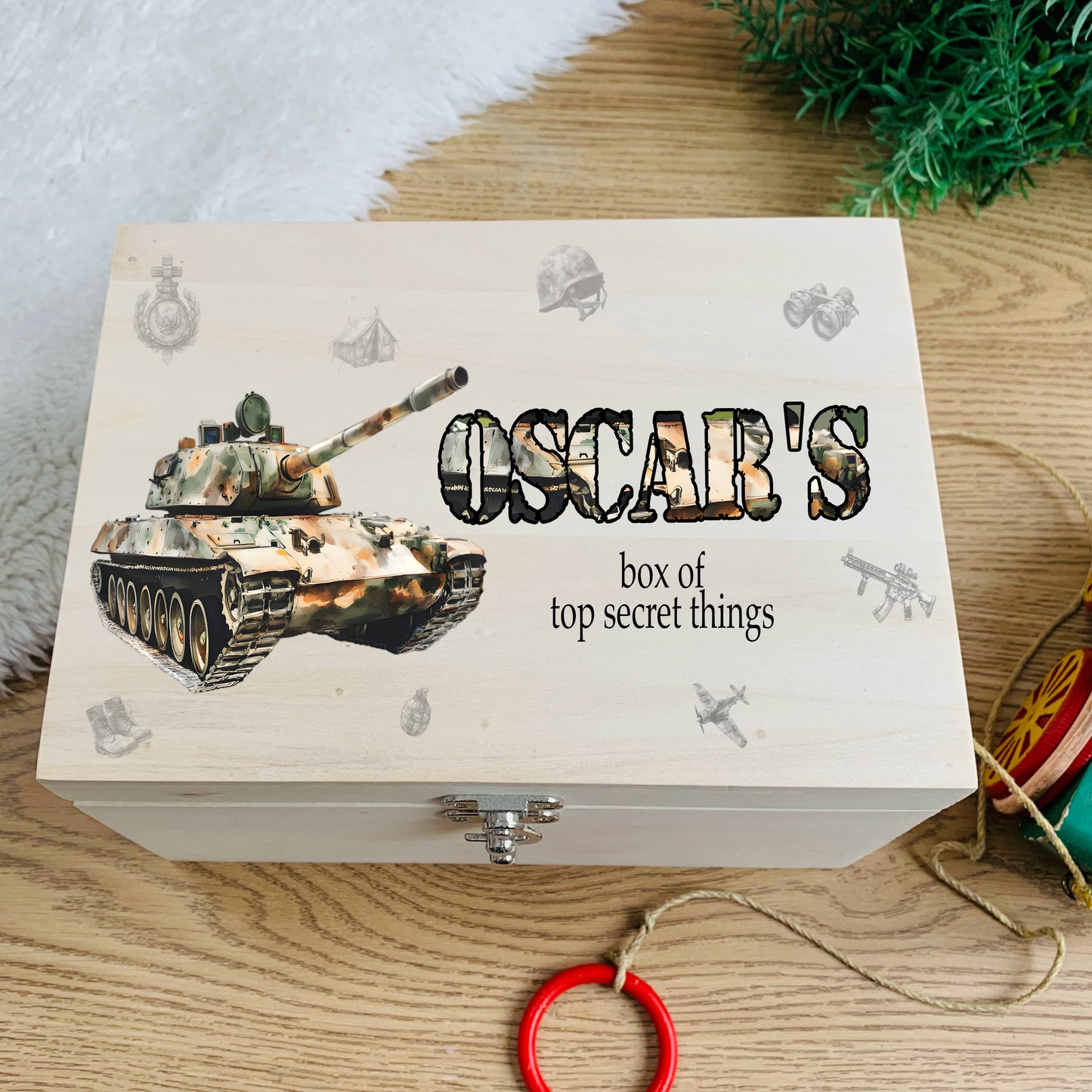 Military keepsake box