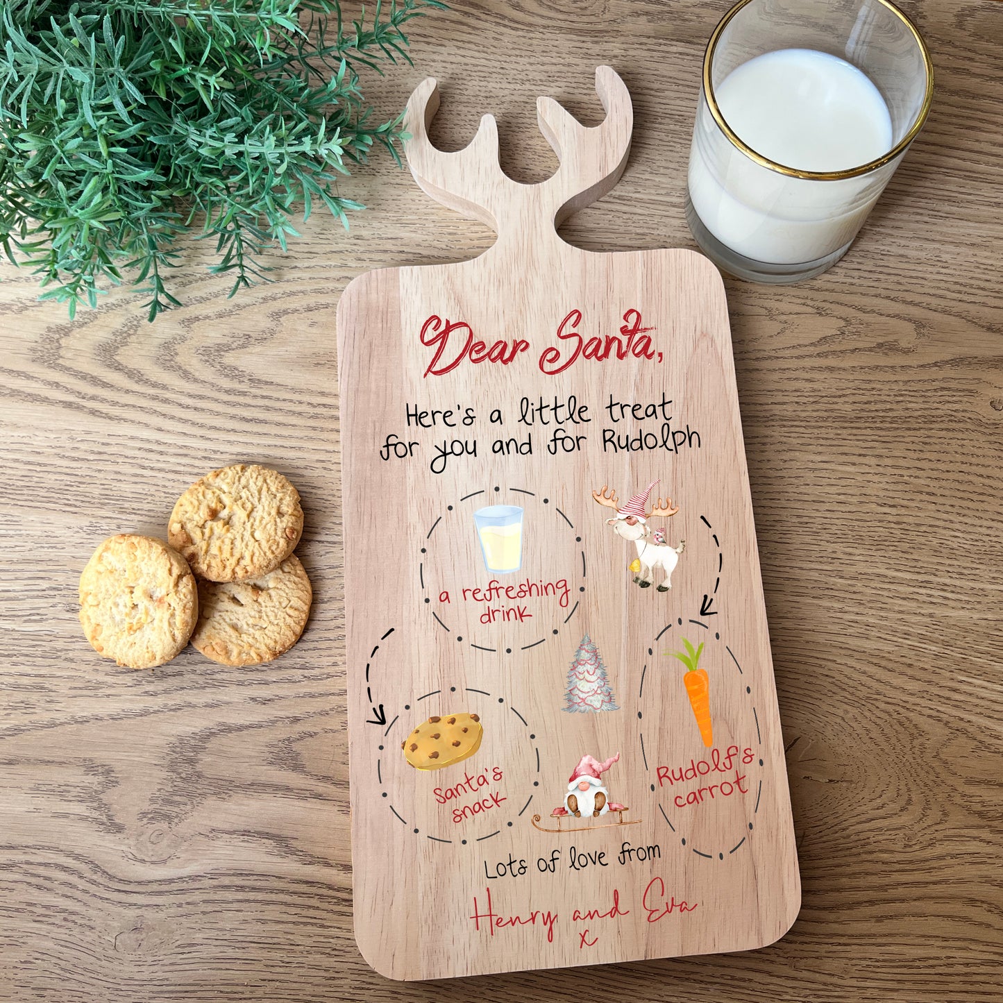 Reindeer/Christmas Tree Christmas Eve Board