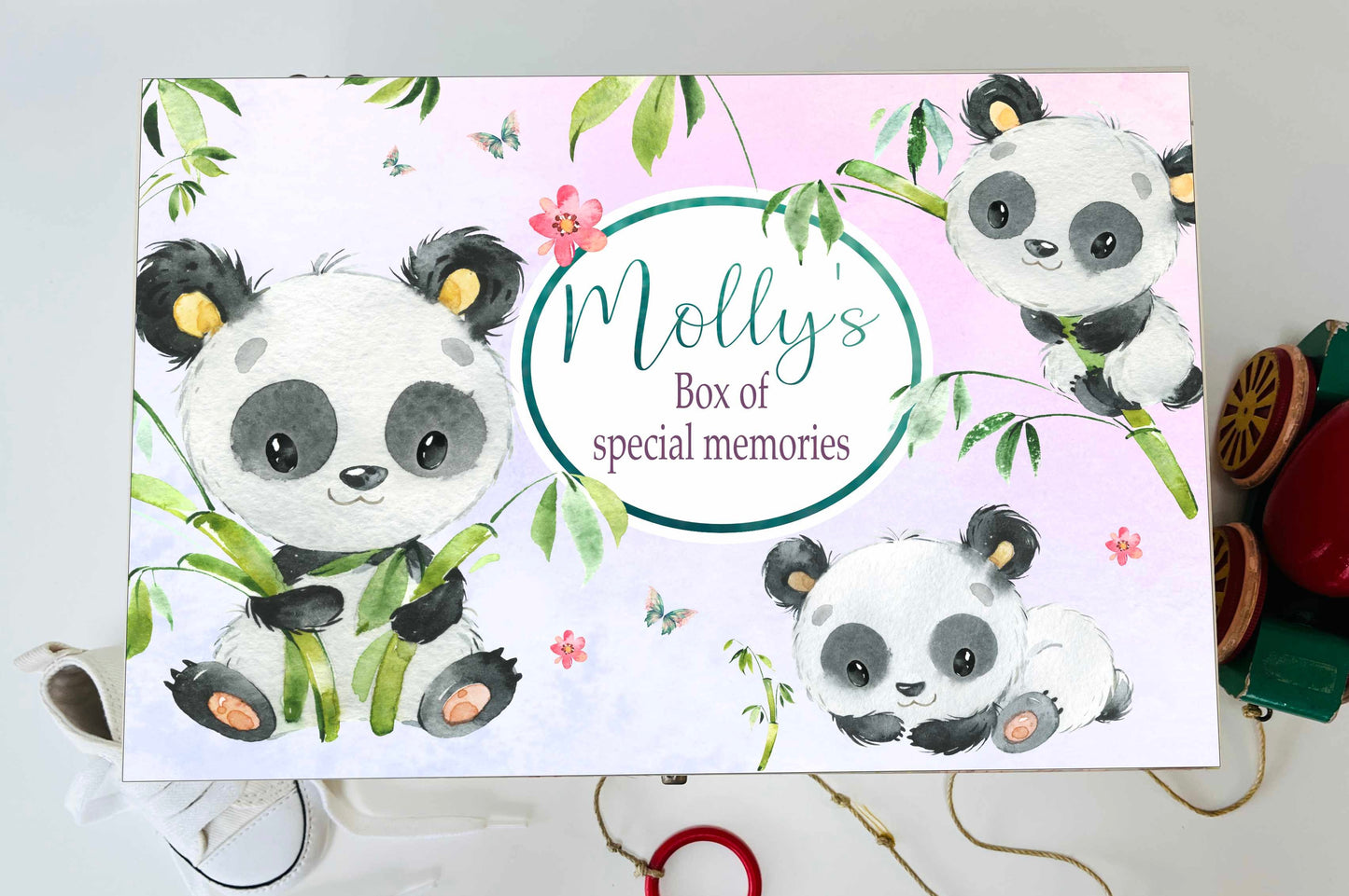 Panda keepsake box