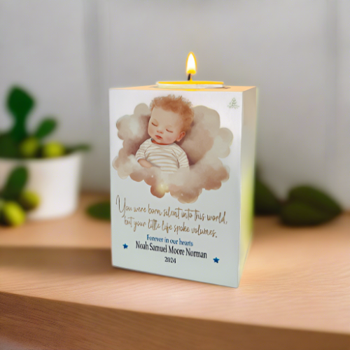 Memory candle holder