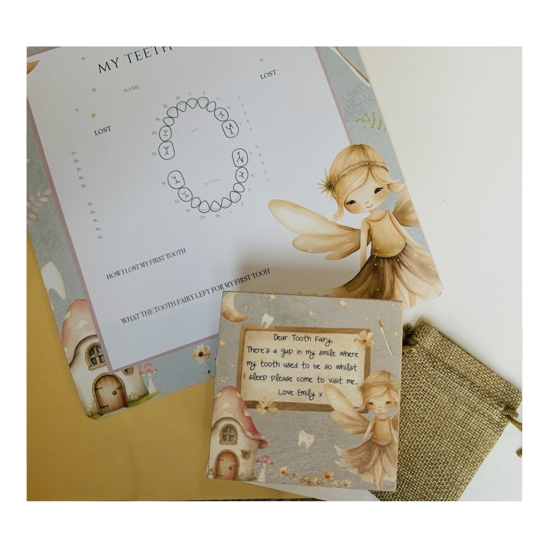 Gold Tooth Fairy box and record chart (Copy)