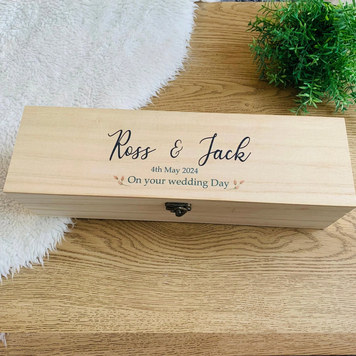 Wedding wine box