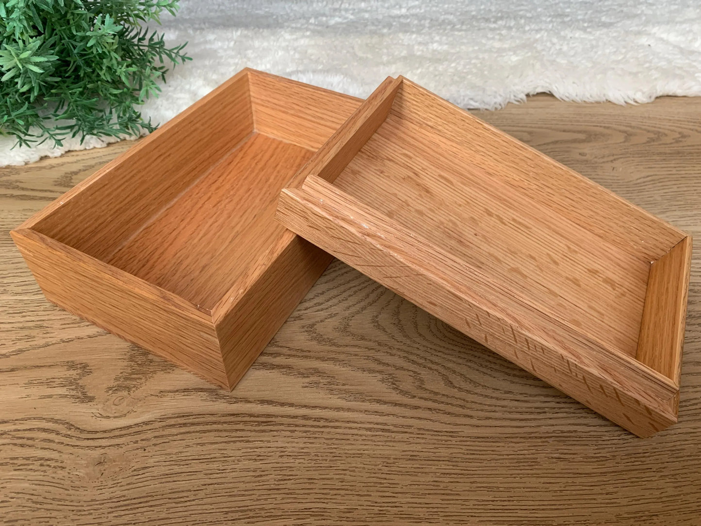 Wedding Photo Luxury Solid Oak box