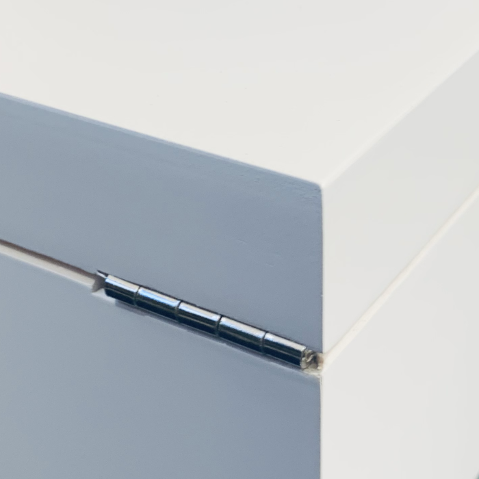 Farm yard Luxury white baby memory box