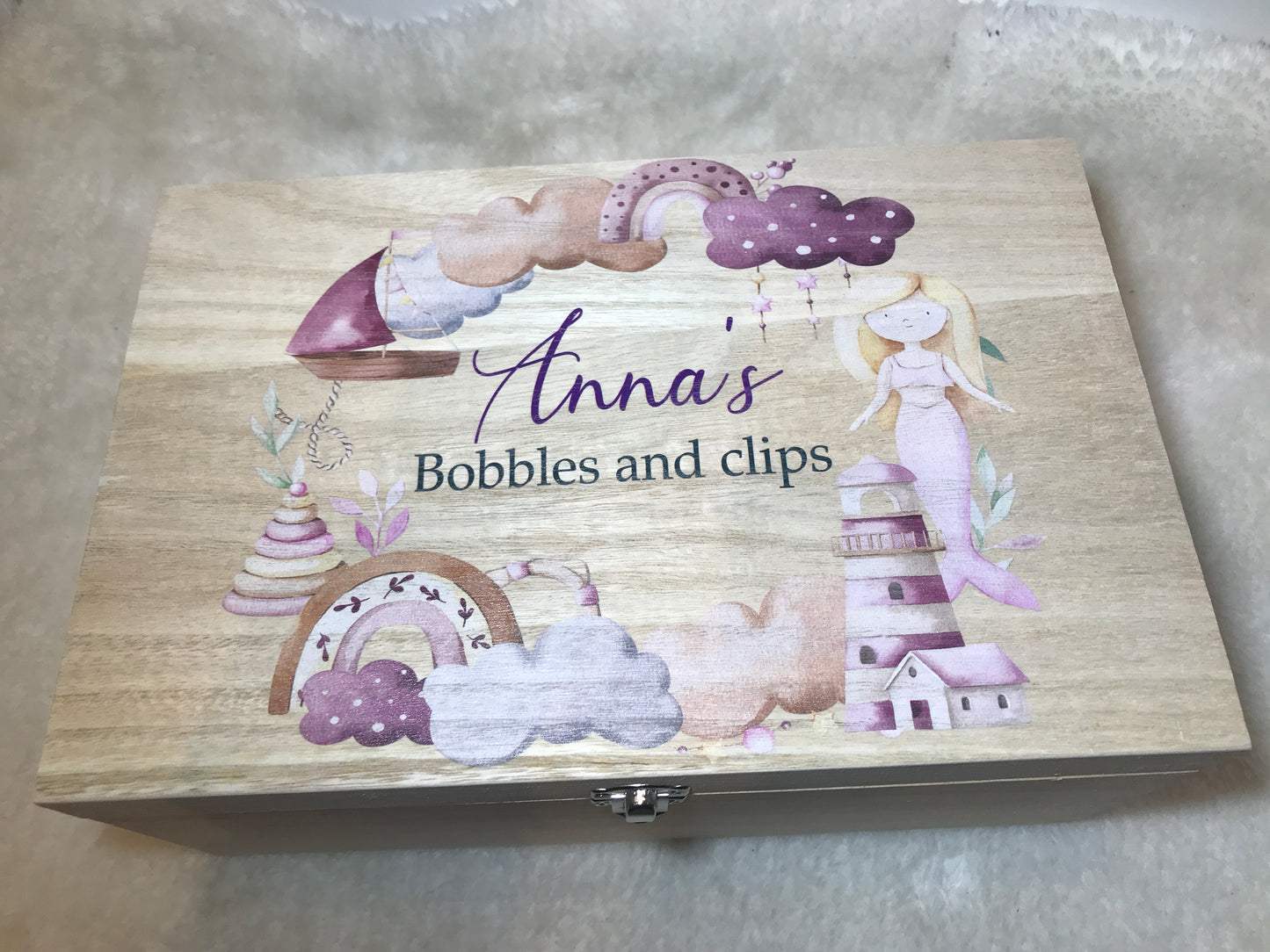 Mermaid hair box