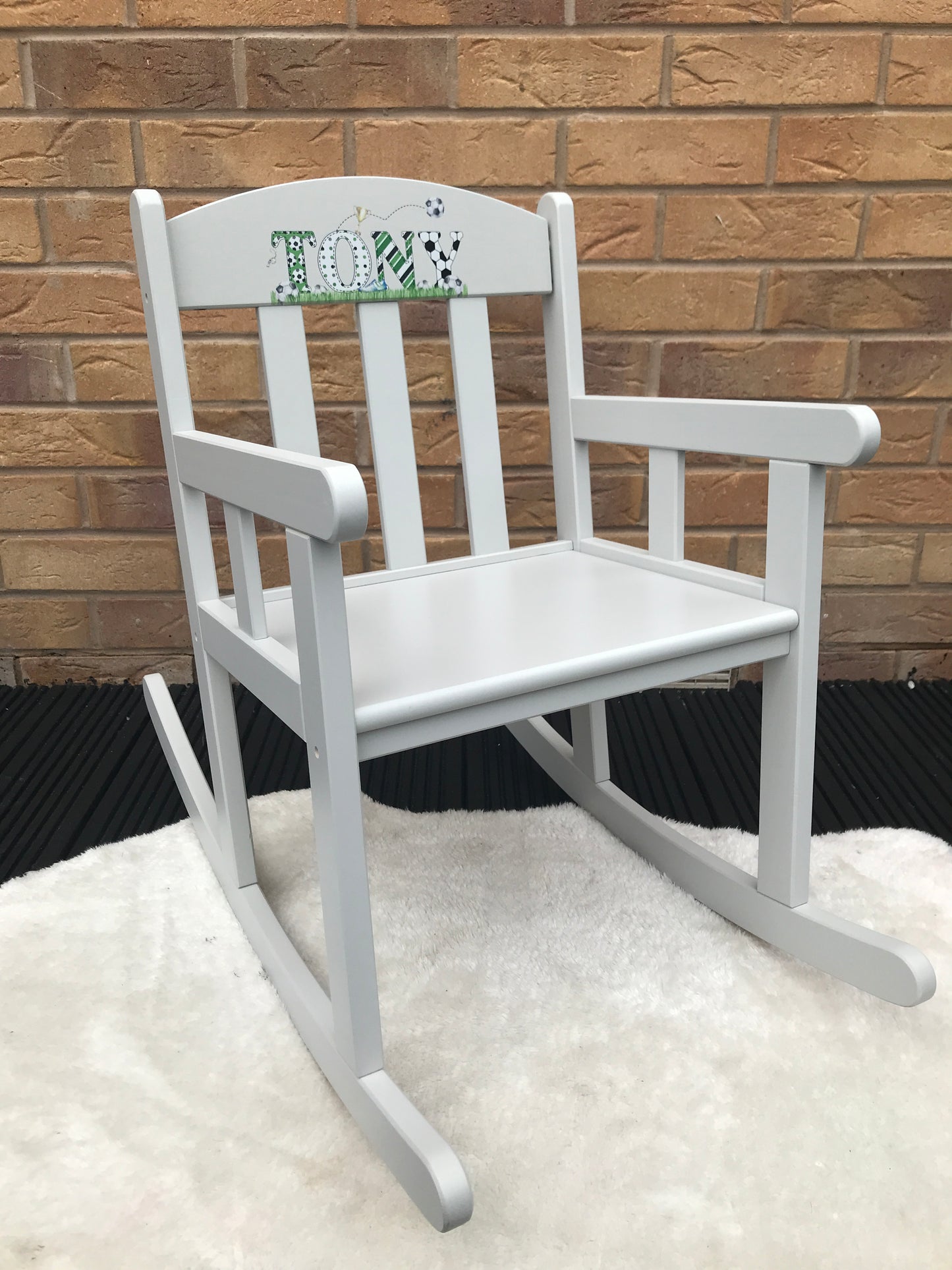 Sport theme rocking chair