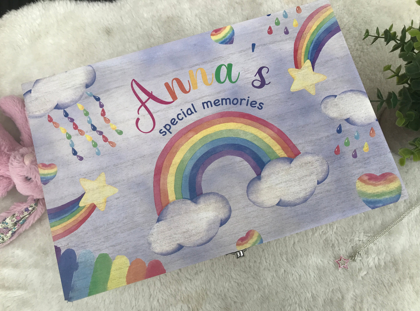 Rainbow keepsake box