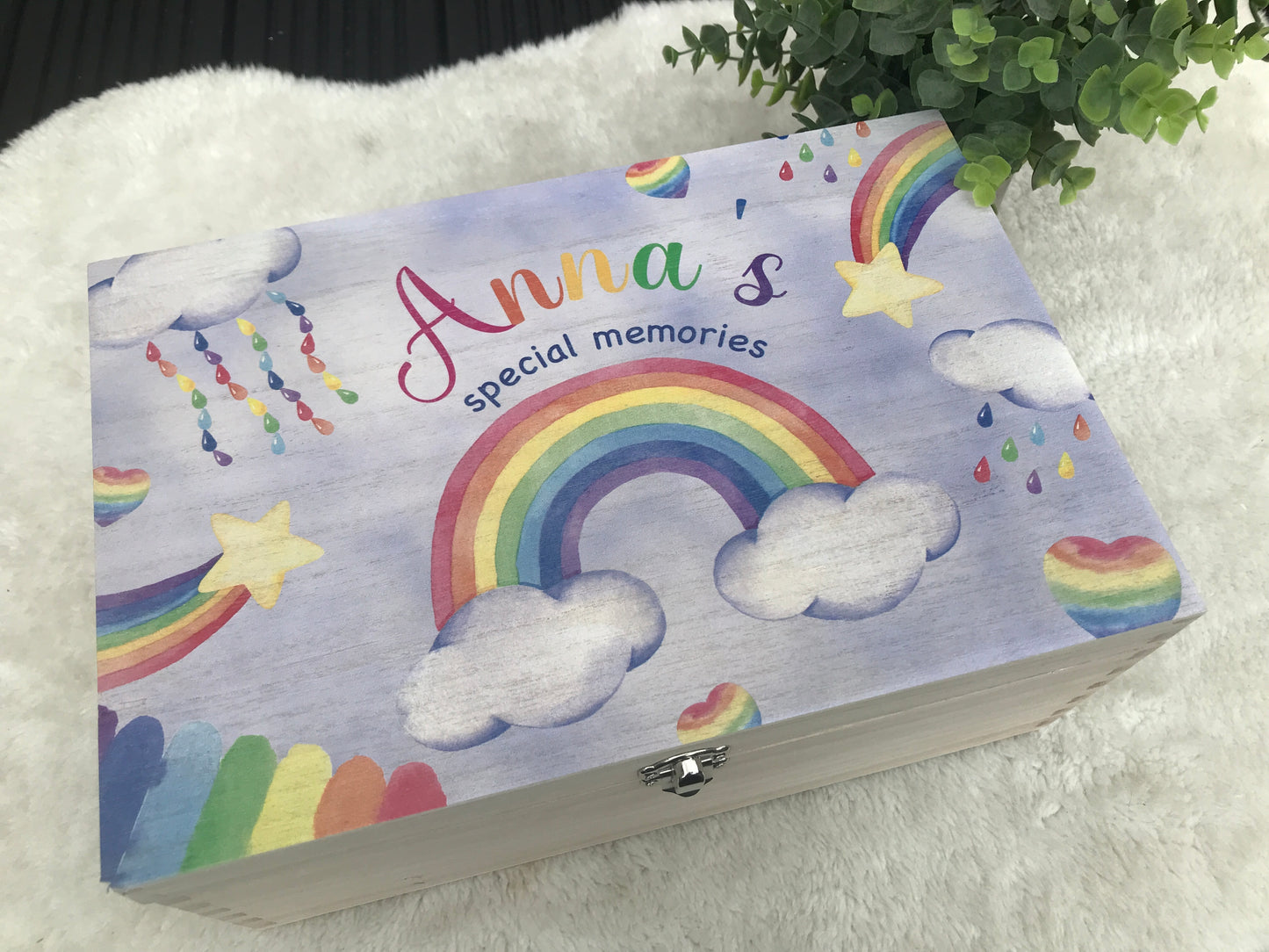 Rainbow keepsake box